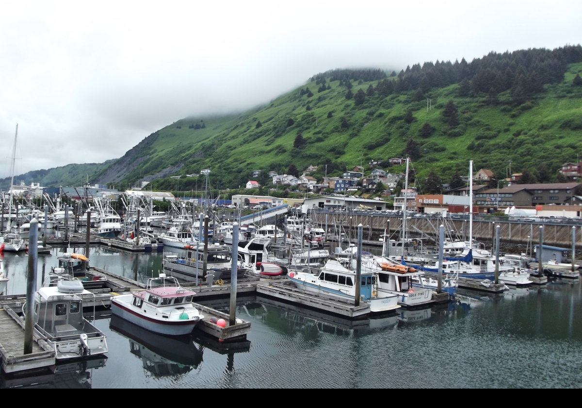 The marina in the Port of Kodiak.