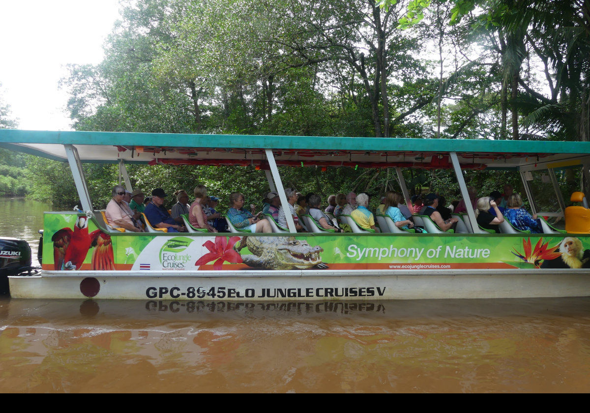 The sister ship to the boat we took through the "jungle".