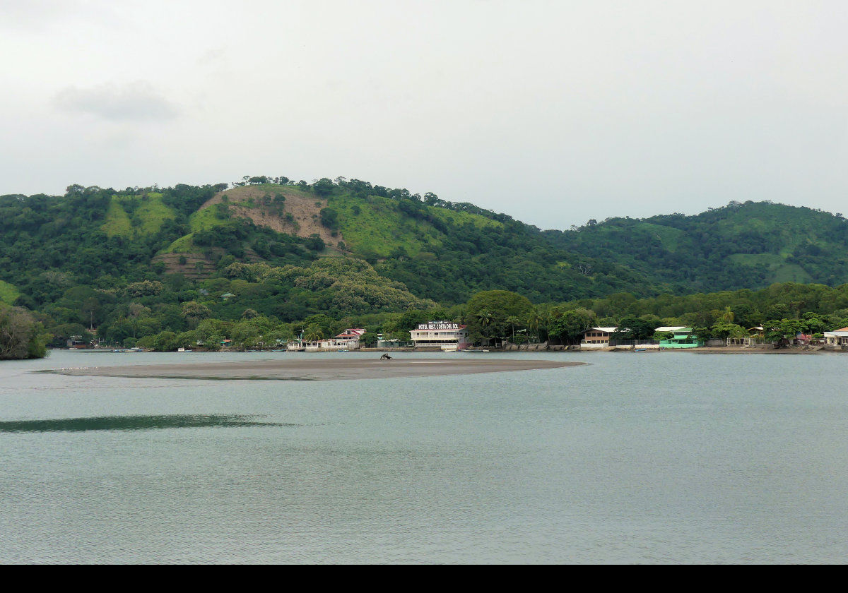 View across the bay south of Puerto Caldera.