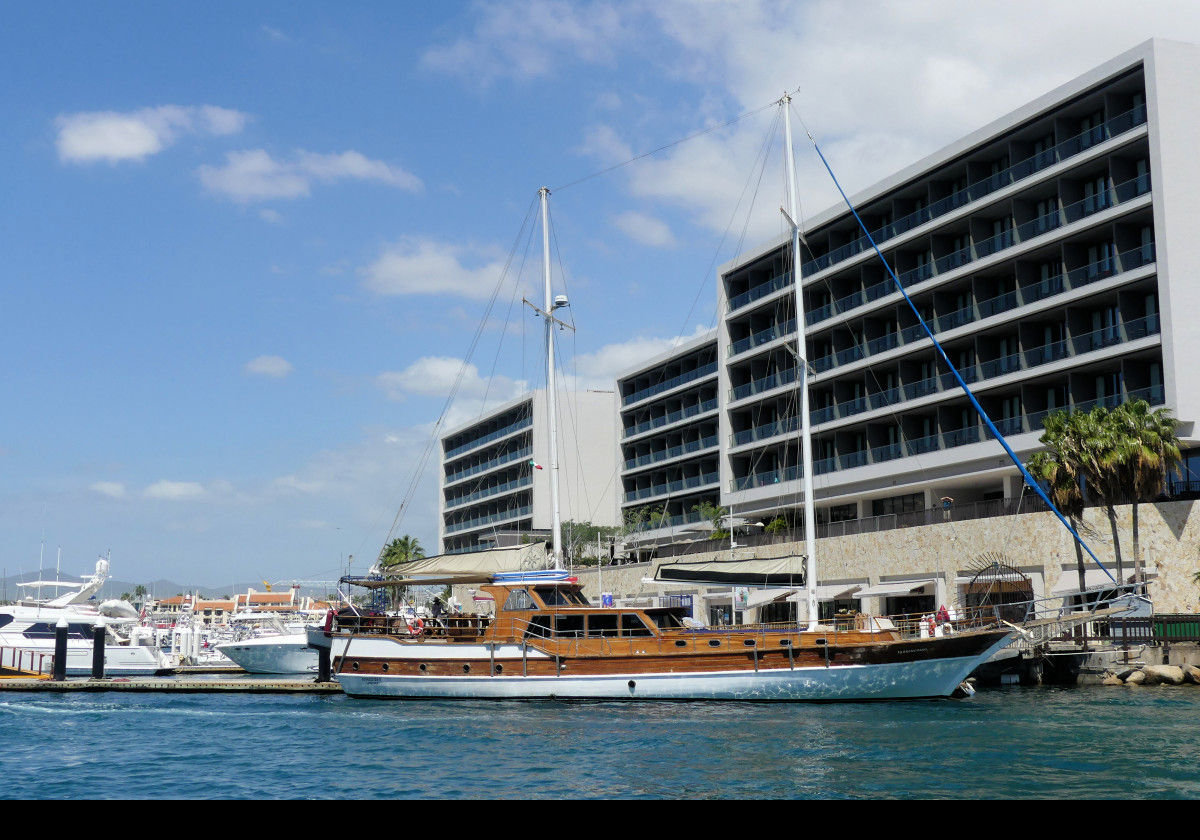 The Tu Enamorado; a beautiful 75 foot long classic yacht available for charter.