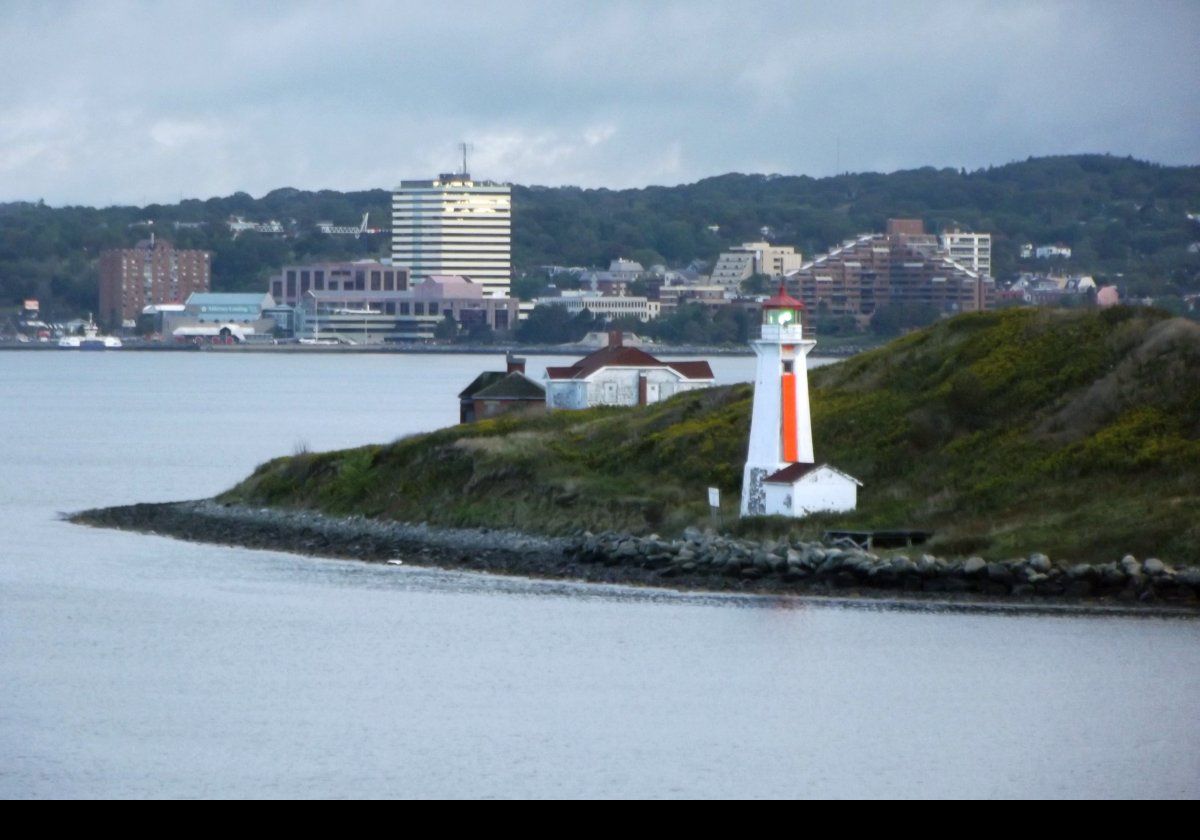 The first lighthouse was built here in 1876. This was replaced by a new structure in 1903 which was destroyed in a fire in 1916.