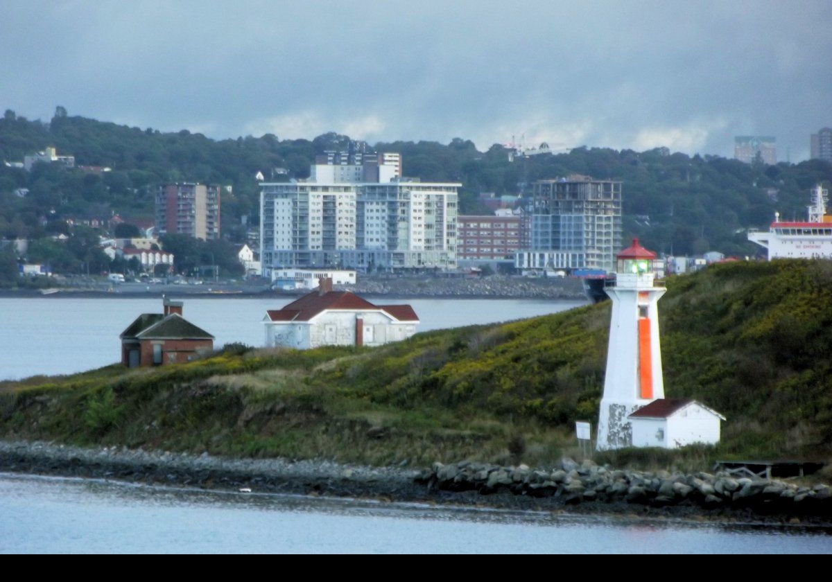 Construction of the current lighthouse began in 1917, and it was lit in 1919. Note the keeper's cottage that remains standing.