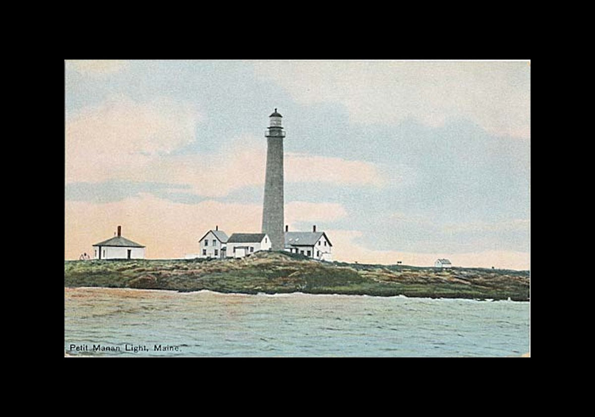 A postcard of the lighthouse taken around 1909. Credit The Smithsonian