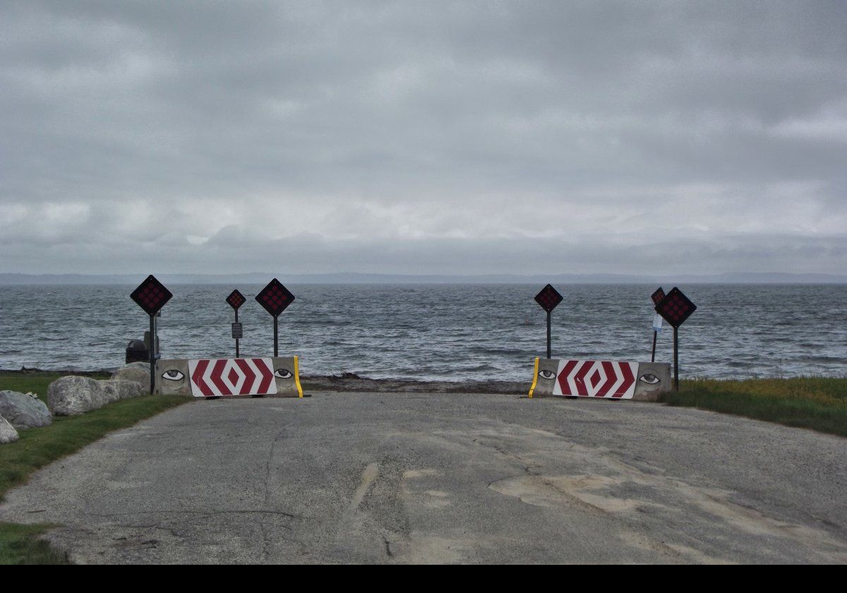 The boat launch.