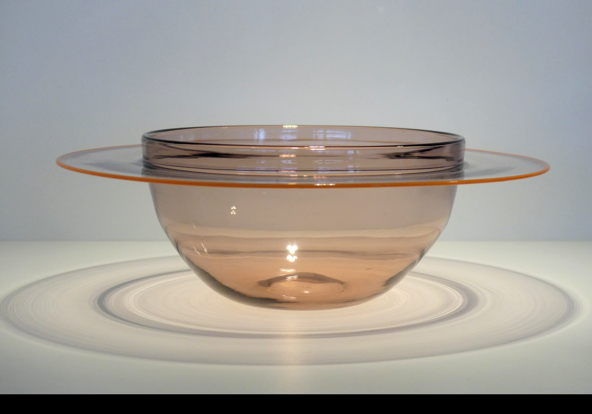 "Saturno" Vase.  American born in 1949.  Piece dates to 1972-74.