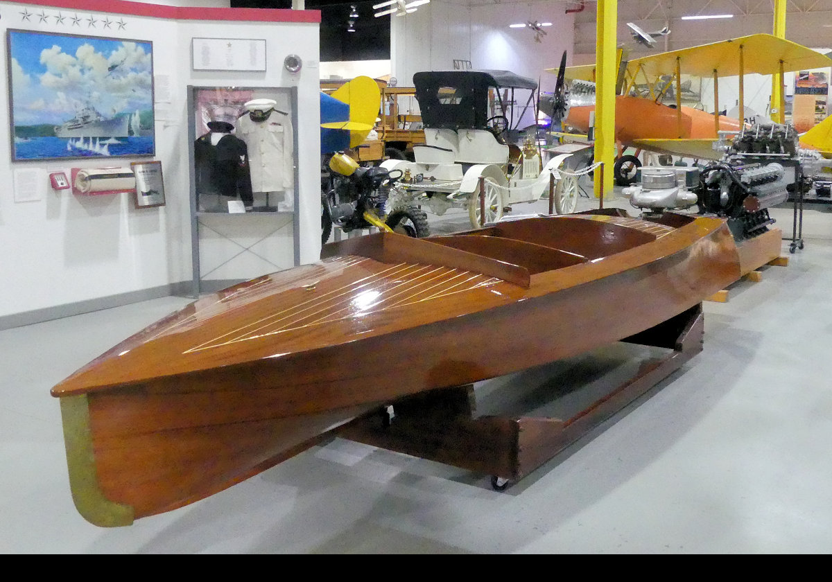 Curtiss Design, Airships, Inc.
1924.  16-ft. runabout. Glenn Curtiss's personal boat. Restored by Duncan Springstead.