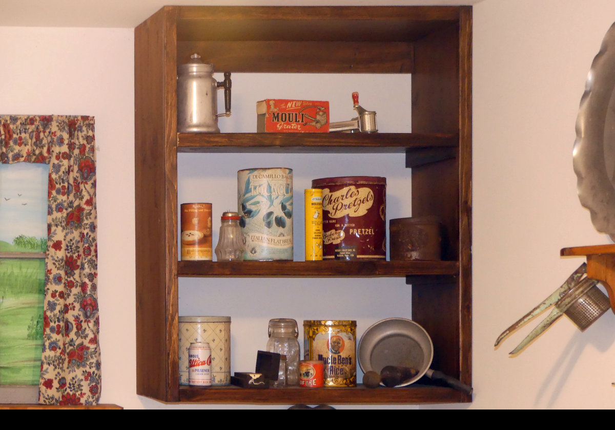 Typical items found in your 1940s larder.