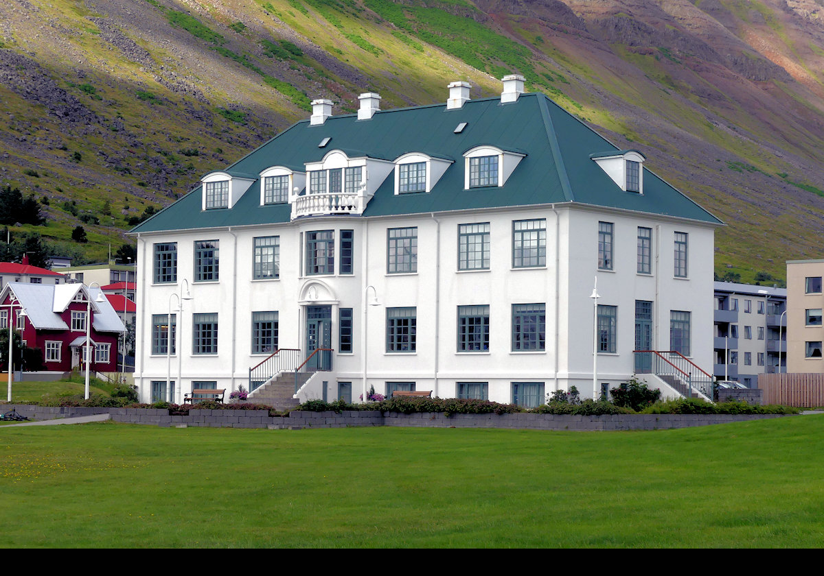 A closer look at the Culture House.