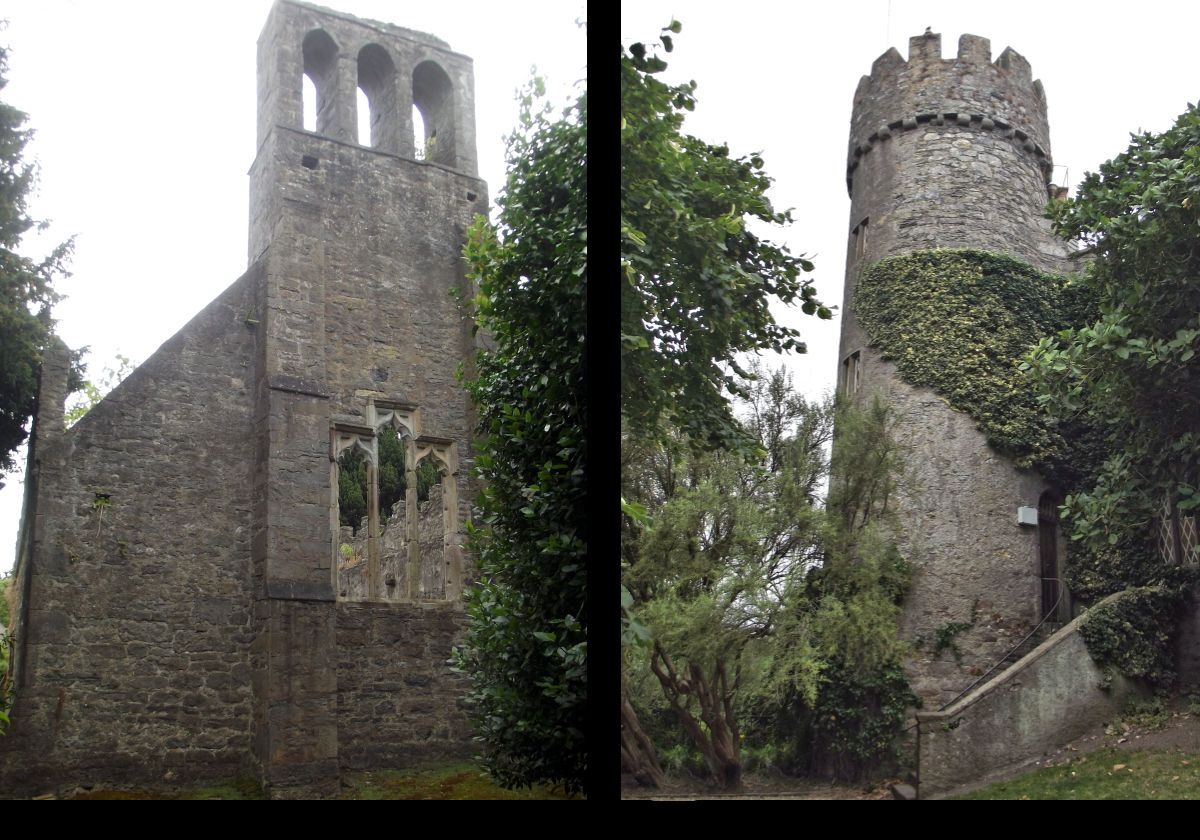 the ruins of Malahide Abbey, built in the 12th century adjacent to the pre-existing St Fenweâ€™s church.  In the early part of the fifteenth century, St Fenweâ€™s was replaced by the Abbey.